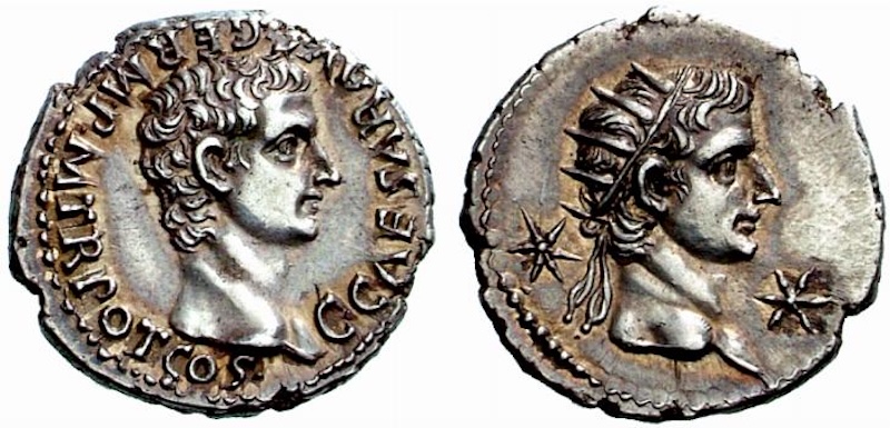 Caligula denar